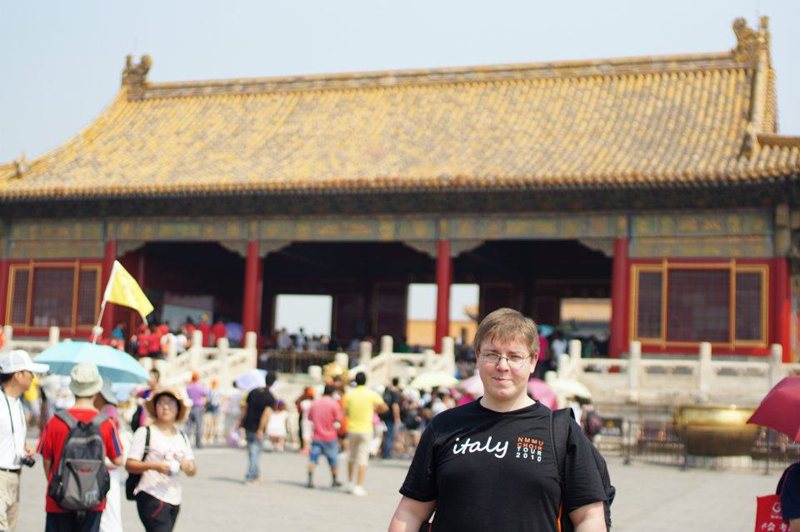 Innes at the Forbidden City, Beijing