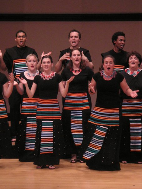 Choir performing in Jacksonville