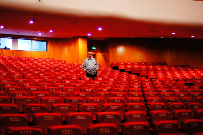 Peter Louis van Dijk at rehearsal in Shanghai