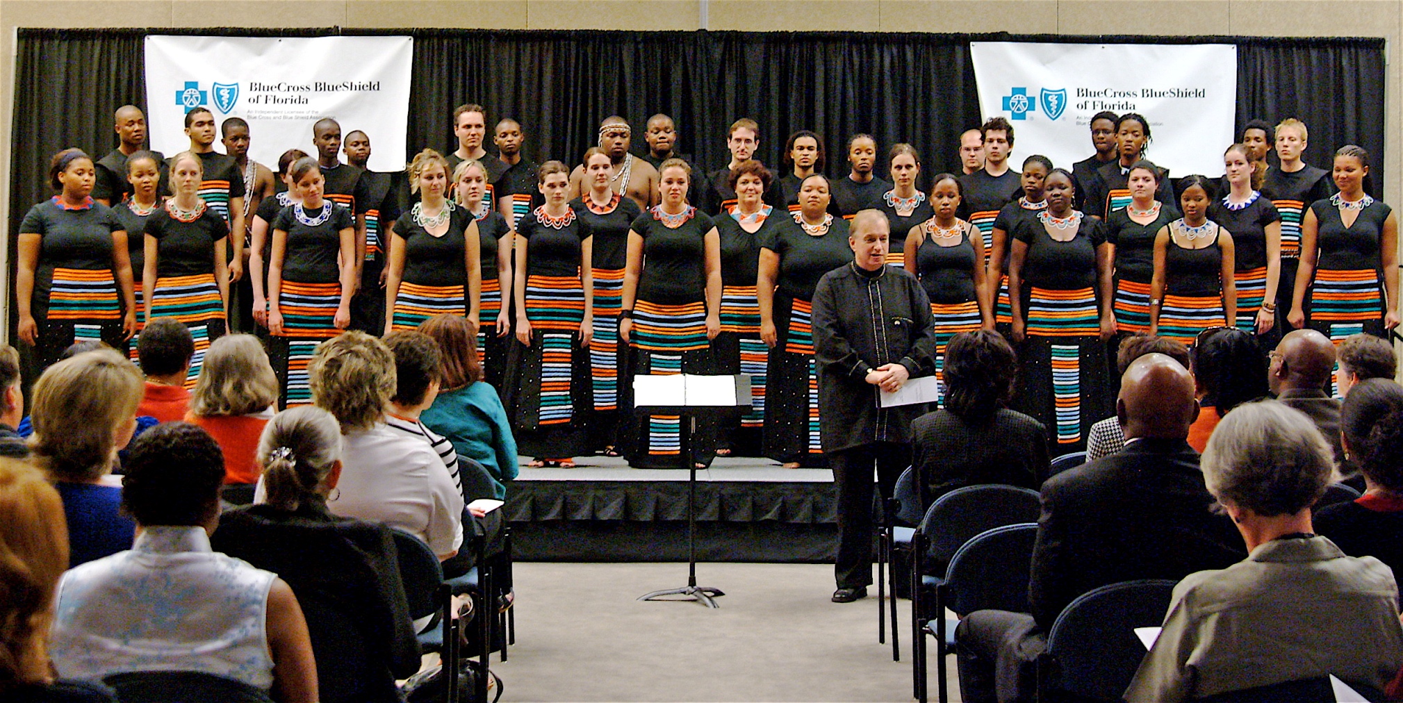 Choir with Horizons composer Peter Loius van-Dijk in Jacksonville